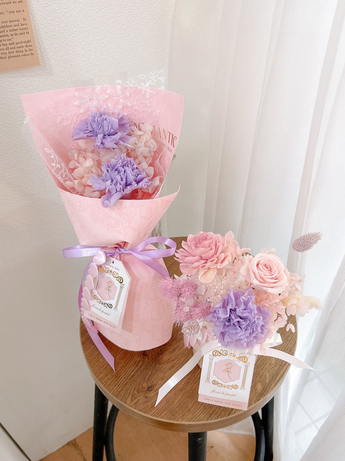 Forever Young|康乃馨永生花桌花