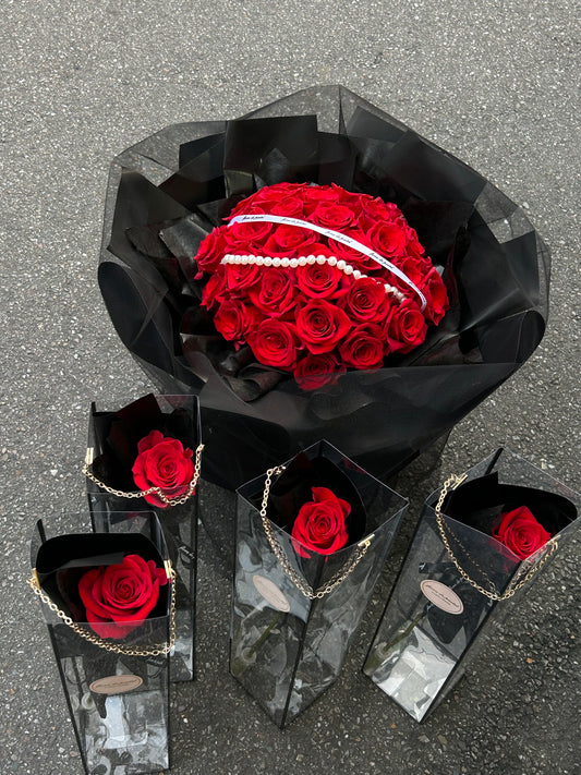 Romance |經典浪漫紅玫瑰鮮花
