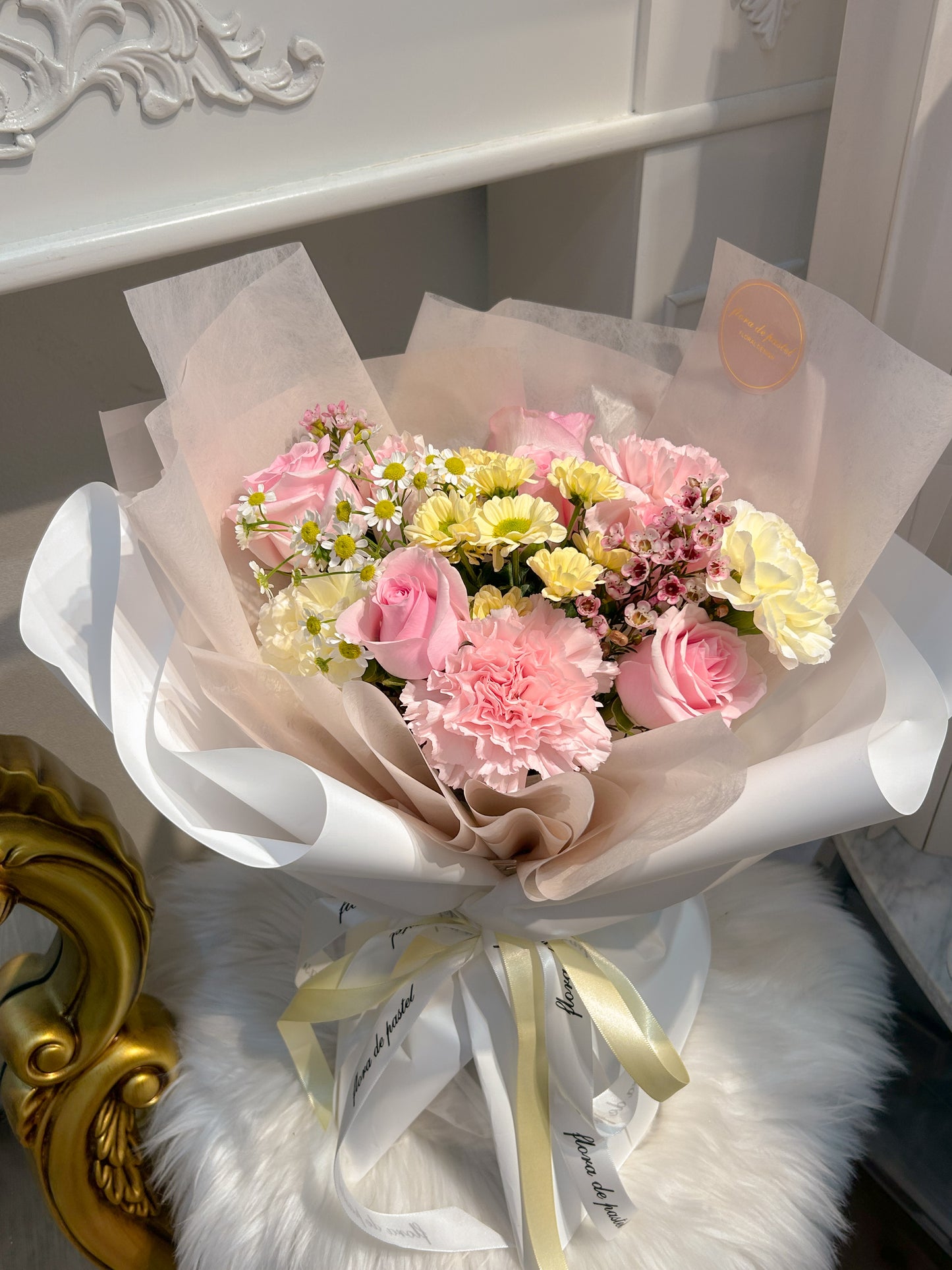 Omakase 花藝師搭配|混搭自然風鮮花束