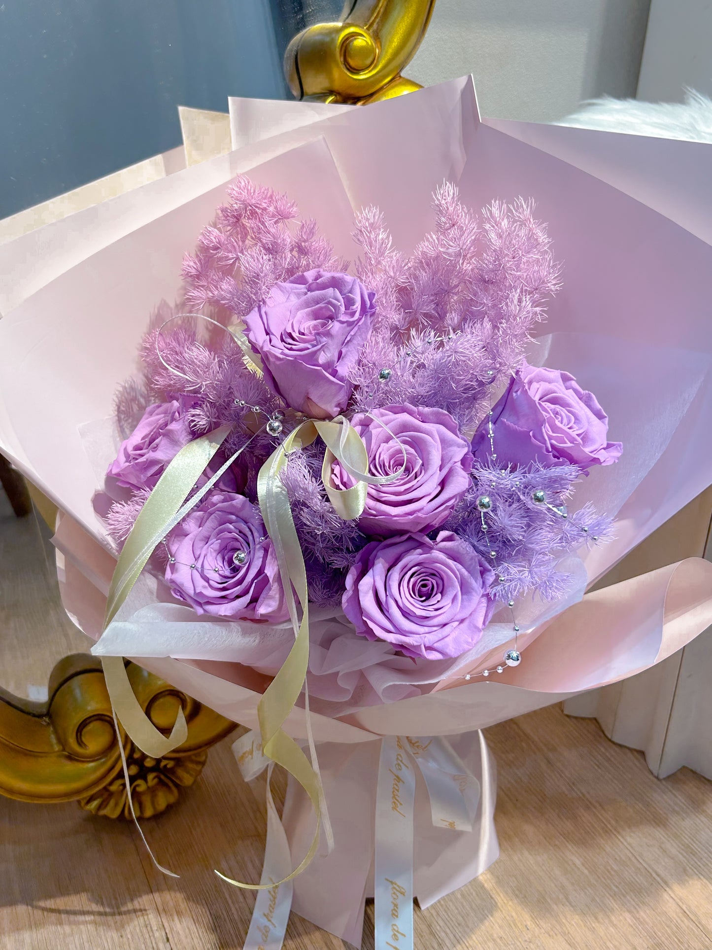 Rapunzel|6朵厄瓜多永生花束