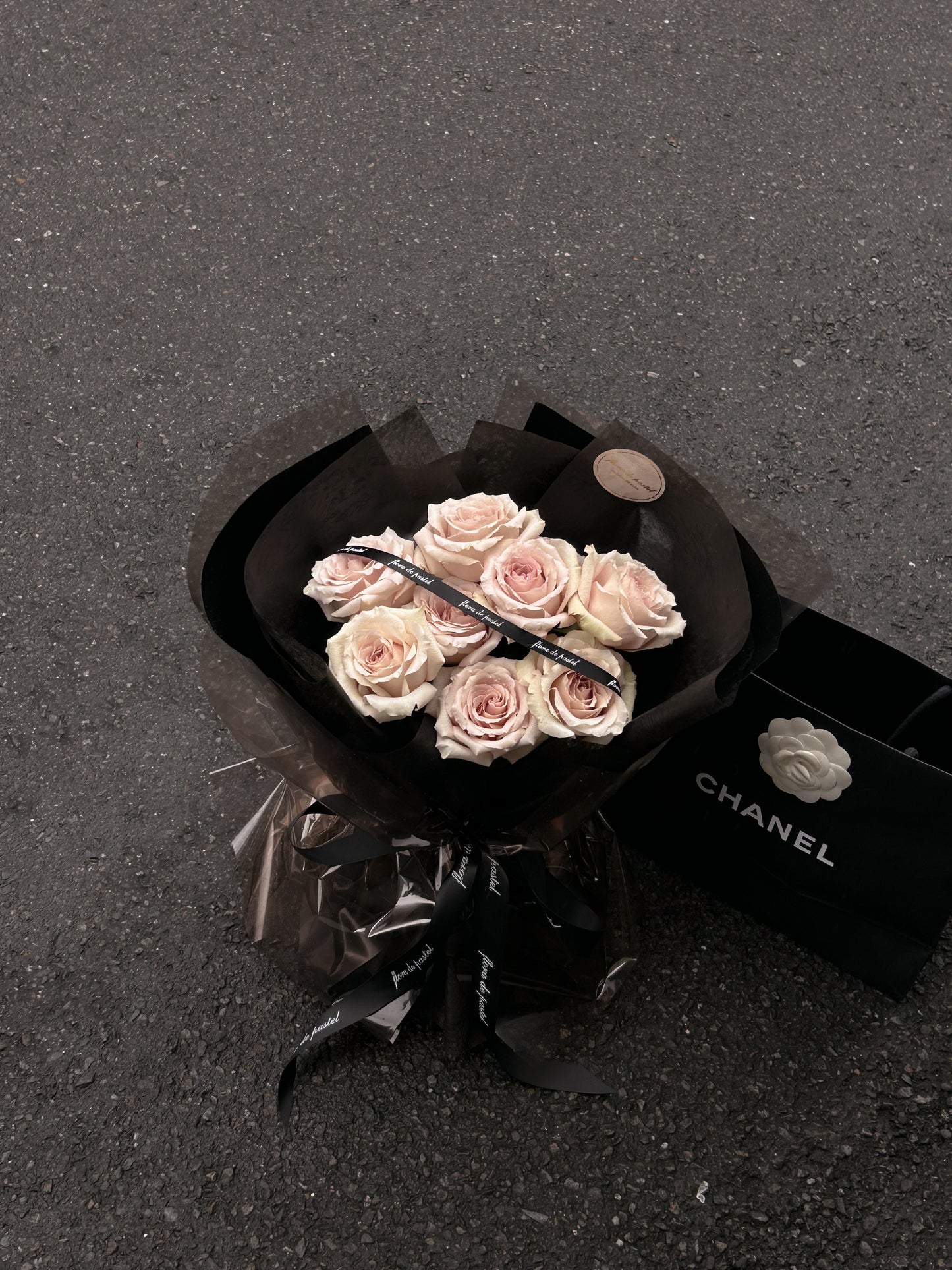 Love at first sight |9朵流沙玫瑰鮮花束