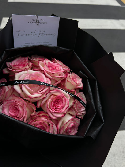 Sweet but psycho|12朵進口玫瑰鮮花束