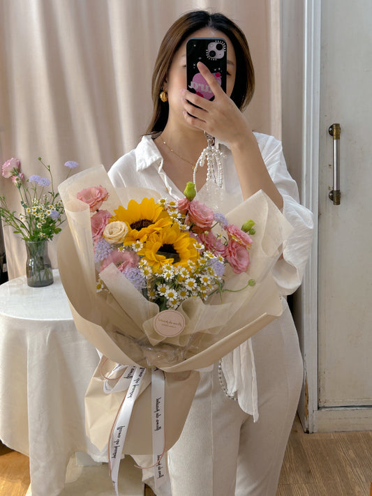 Sunshine|繽紛向日葵鮮花束
