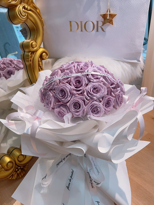 Purple love | 進口紫玫瑰鮮花束