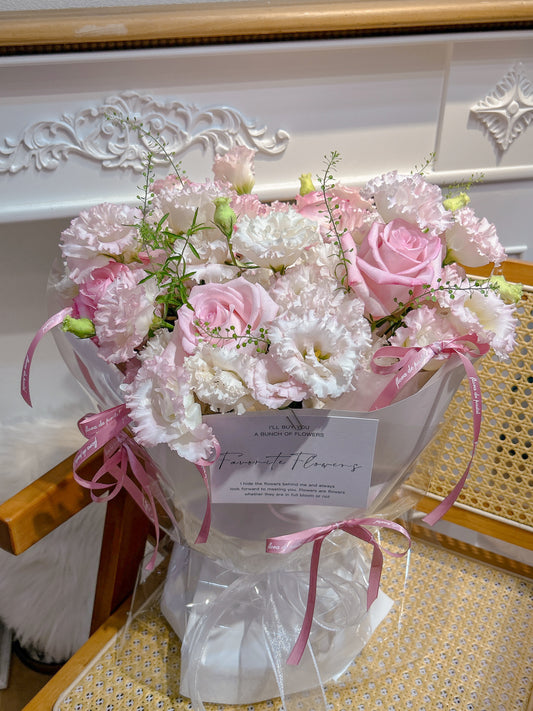 Lovely dolly|粉色桔梗鮮花束