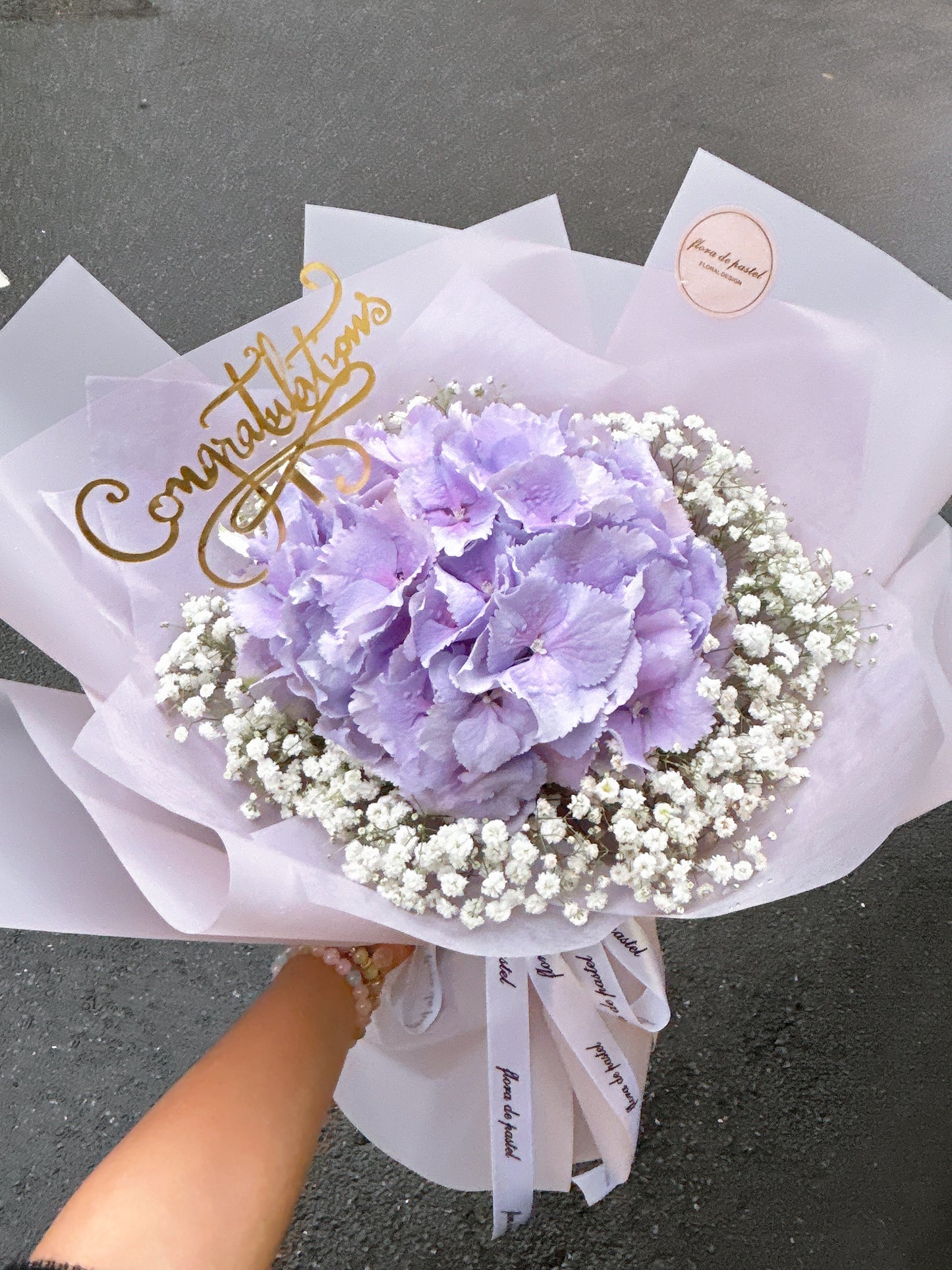 Amethyst |繡球滿天星鮮花束