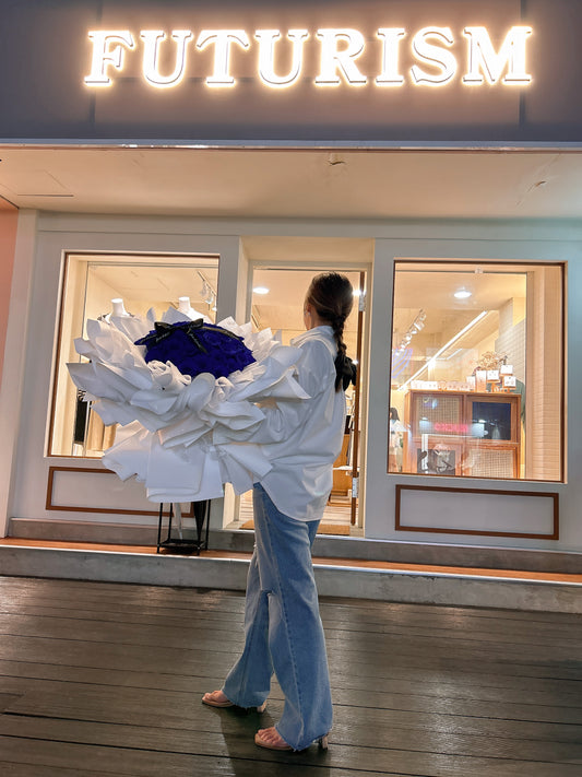 Because Love U Every-day |厄瓜多貴族藍玫瑰永生花