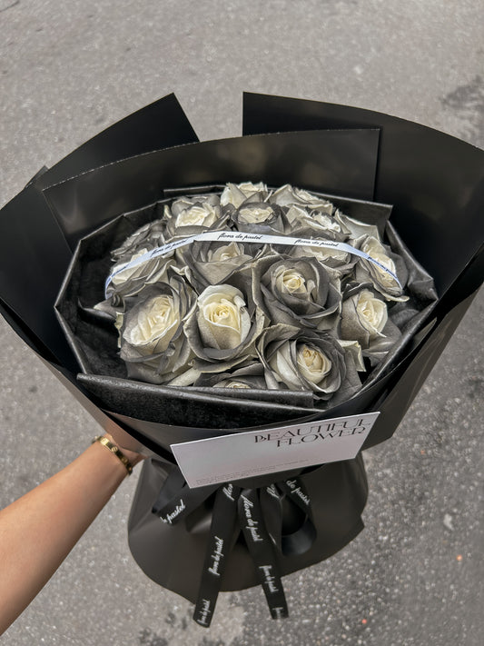 My grey knight | 灰騎師台灣玫瑰鮮花束