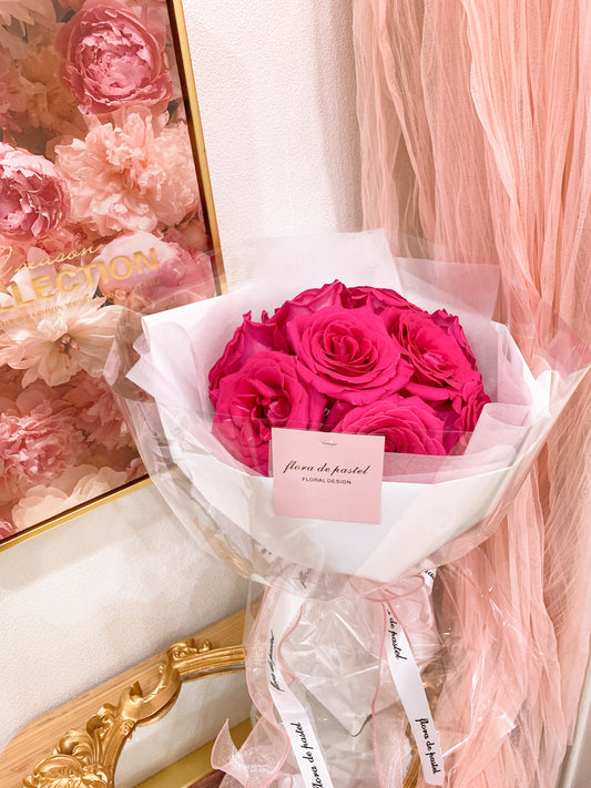 Flora de Pastel 花蘿|Afternoon With you 午後的香氣俄羅斯玫瑰花束