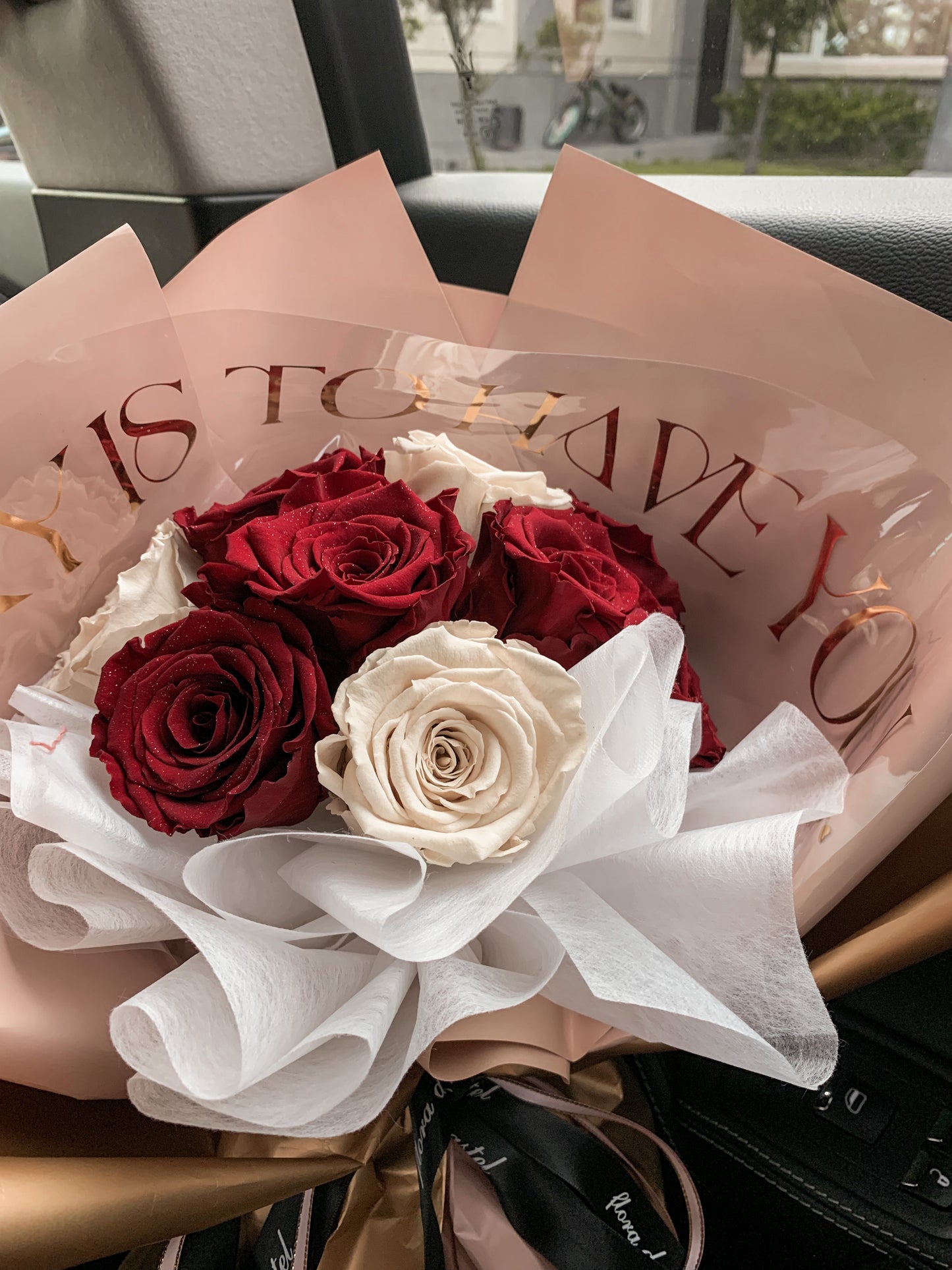 Red wine white wine |紅白時光永生花束
