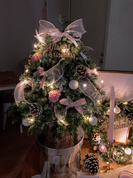 睡公主飄雪永生聖誕樹