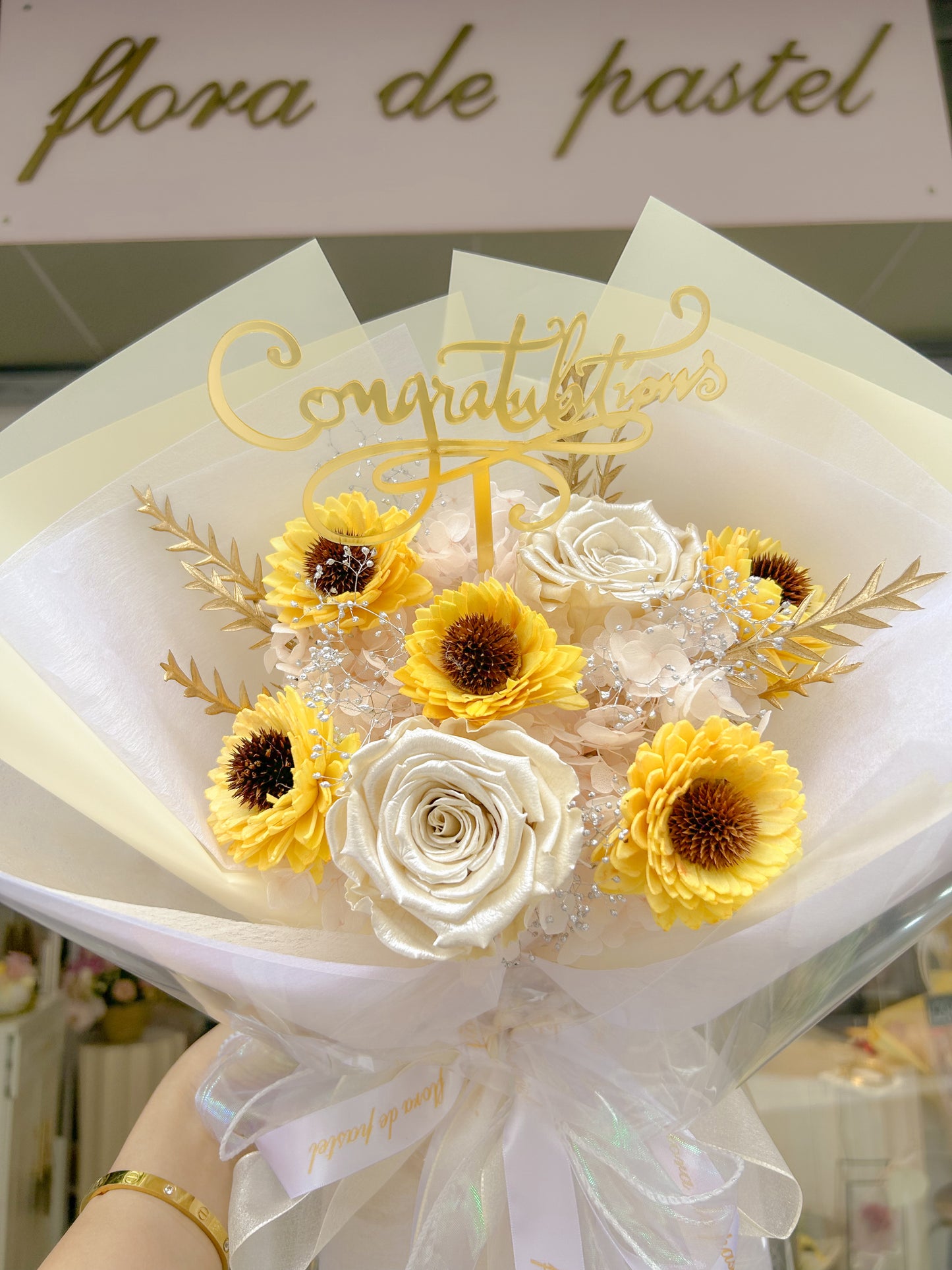 Be a sunflower｜向日葵玫瑰永生花