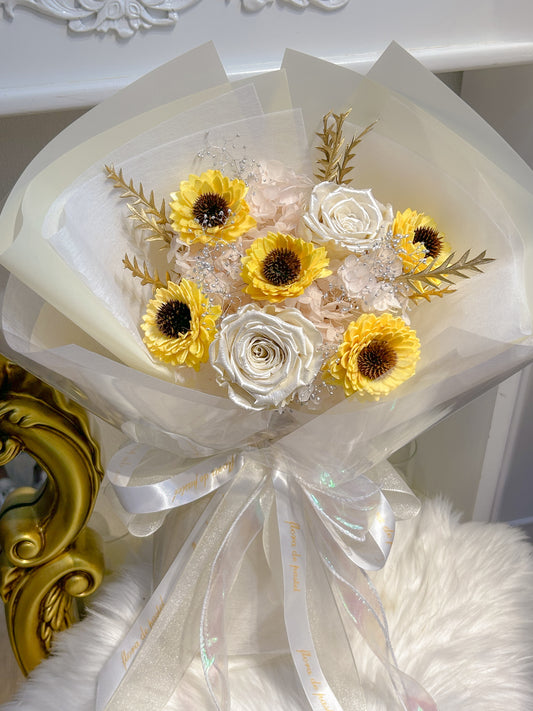Be a sunflower｜向日葵玫瑰永生花