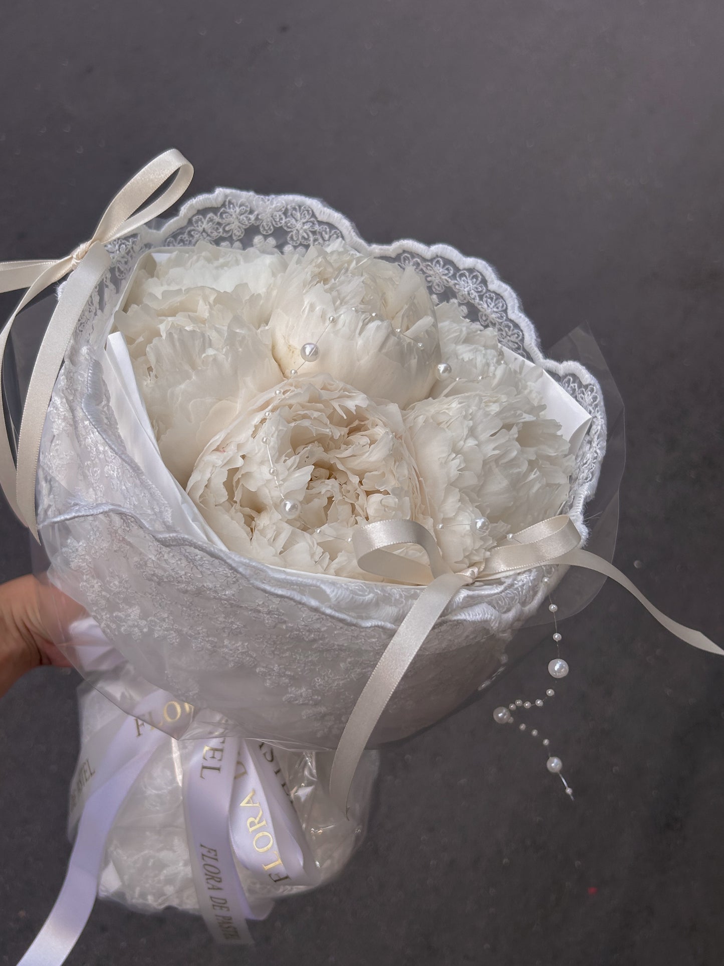 Lacey peony｜7朵進口芍藥鮮花束