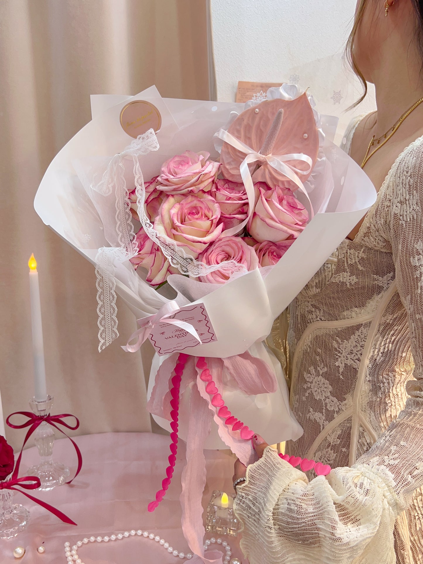 Soft Eternity｜情人節限定進口玫瑰鮮花束