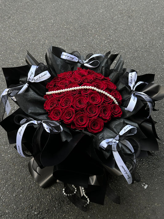Black Swan｜黑天鵝芭蕾風永生花束