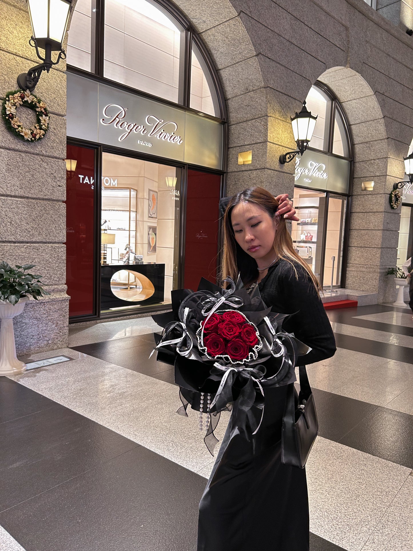 Black Swan｜黑天鵝芭蕾風永生花束