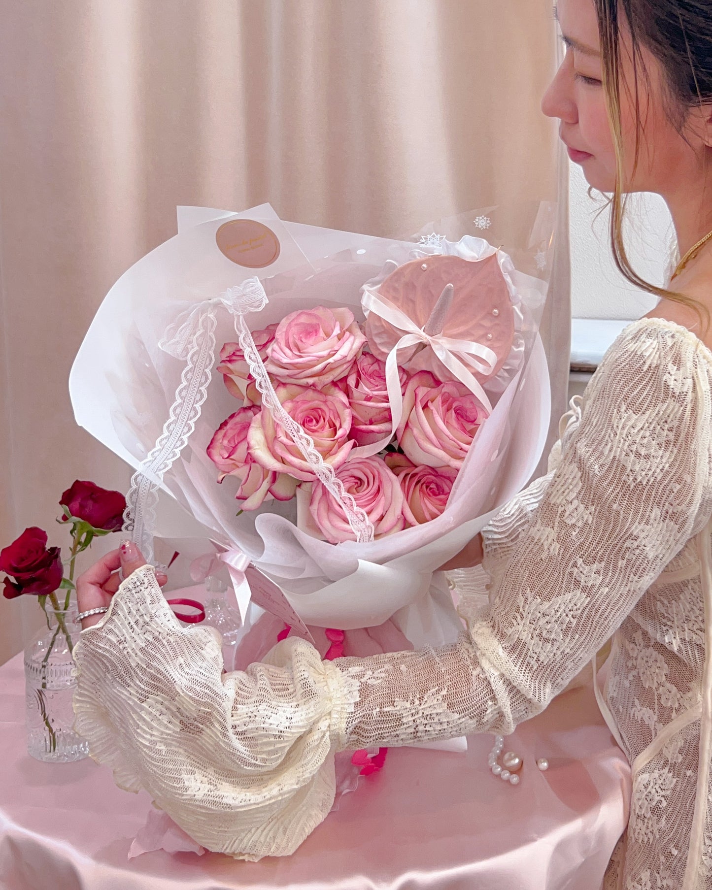 Soft Eternity｜情人節限定進口玫瑰鮮花束