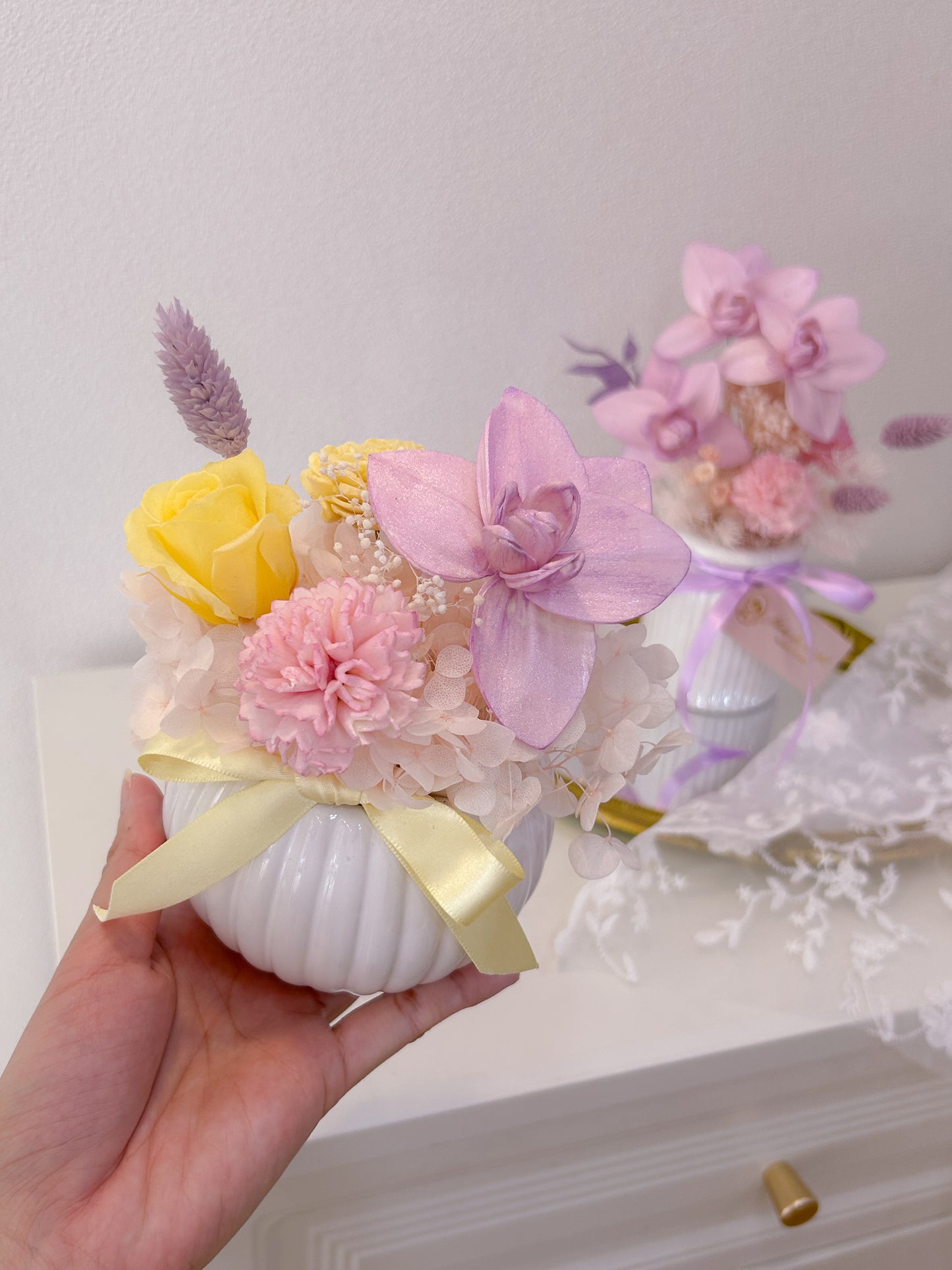 母親節花禮 ｜
最美麗的祝福永生盆花