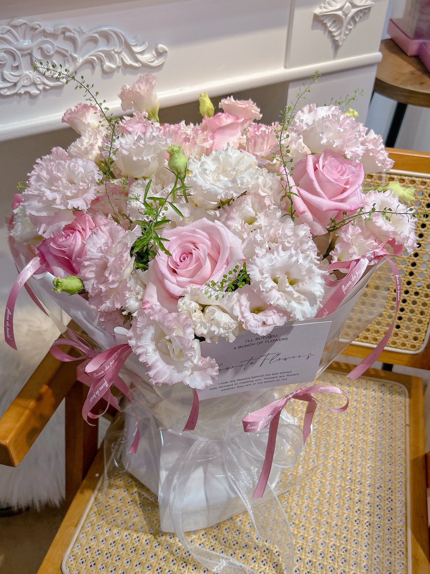 Lovely dolly｜粉色桔梗鮮花束