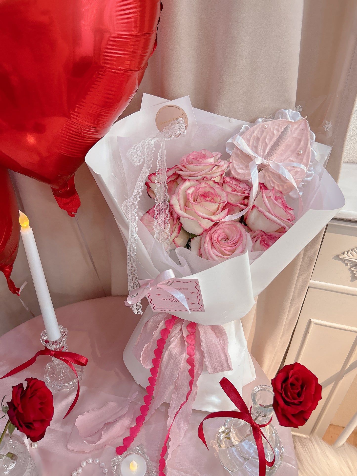 Soft Eternity｜情人節限定進口玫瑰鮮花束