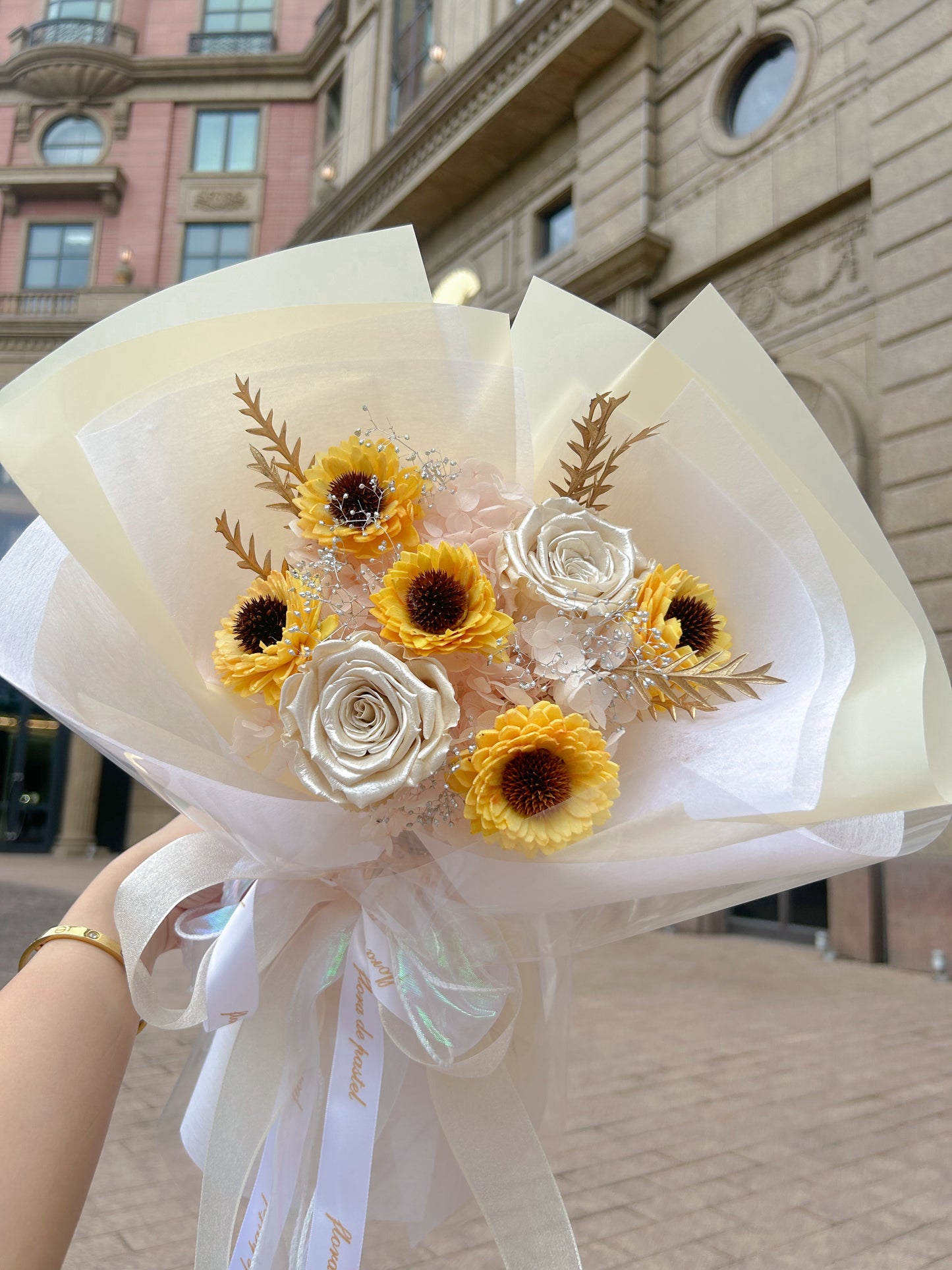 Be a sunflower｜向日葵玫瑰永生花
