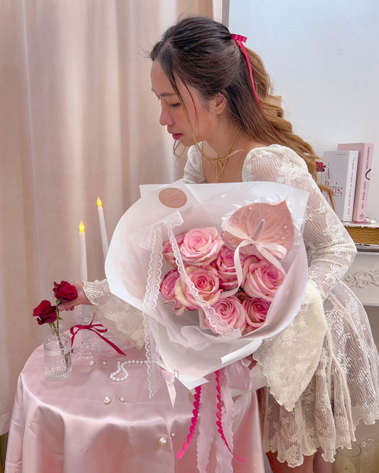 Soft Eternity｜情人節限定進口玫瑰鮮花束