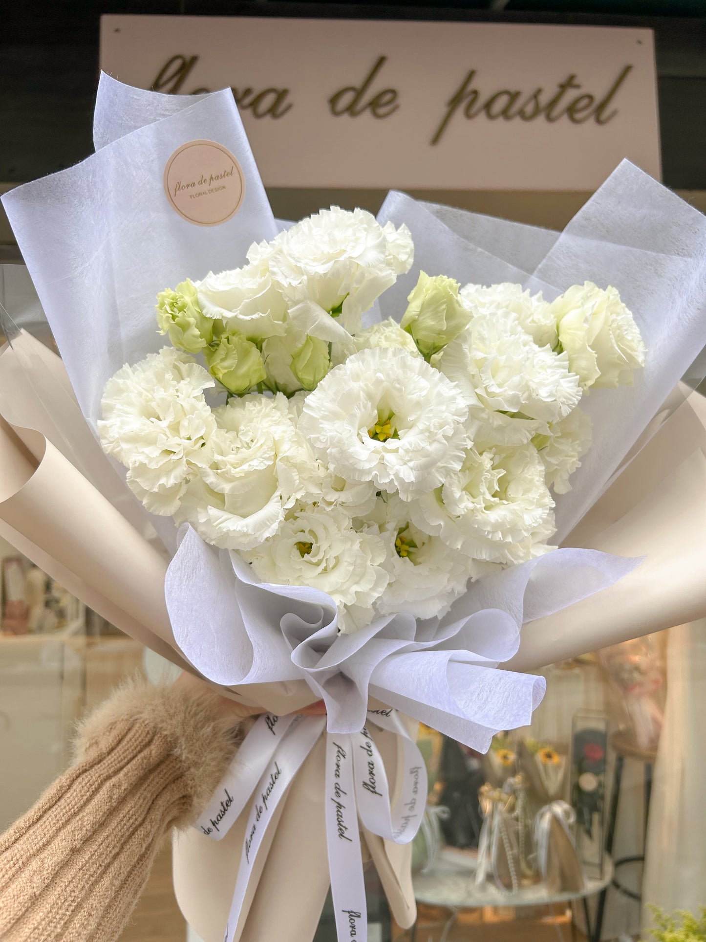 Pure White | 白桔梗鮮花束