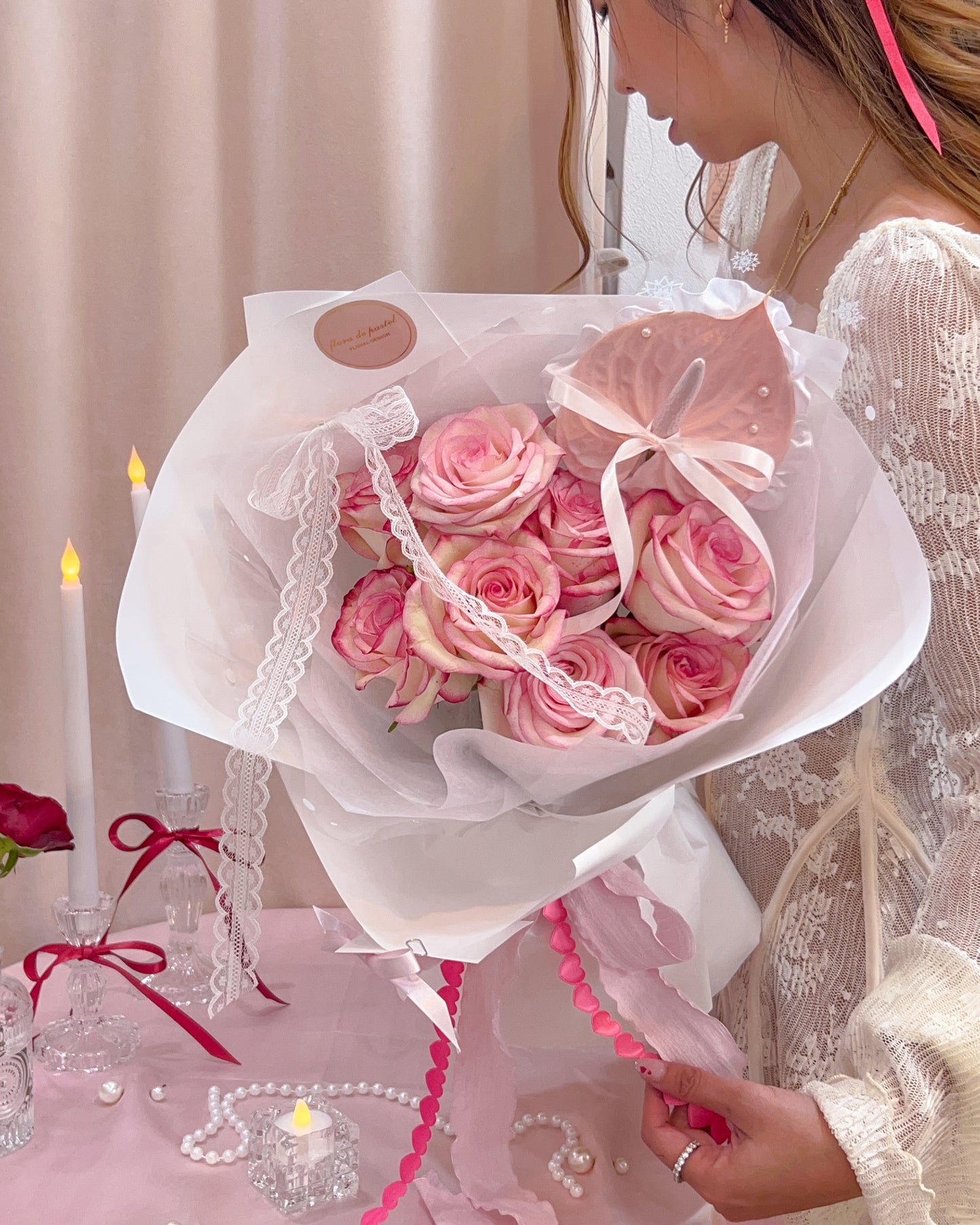 Soft Eternity｜情人節限定進口玫瑰鮮花束