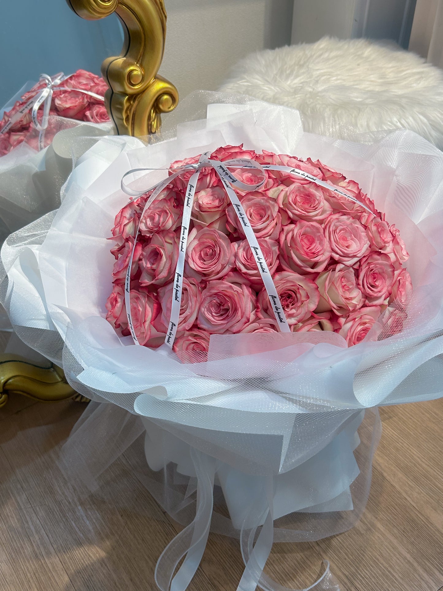 Sweet Pink｜ 厄瓜多粉玫瑰鮮花束｜33朵｜52朵｜99朵