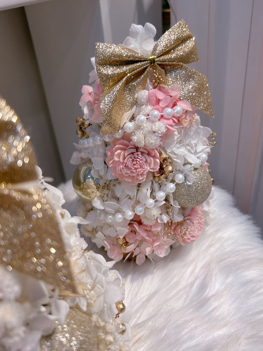 Maccarone｜雪之馬卡龍永生花聖誕樹