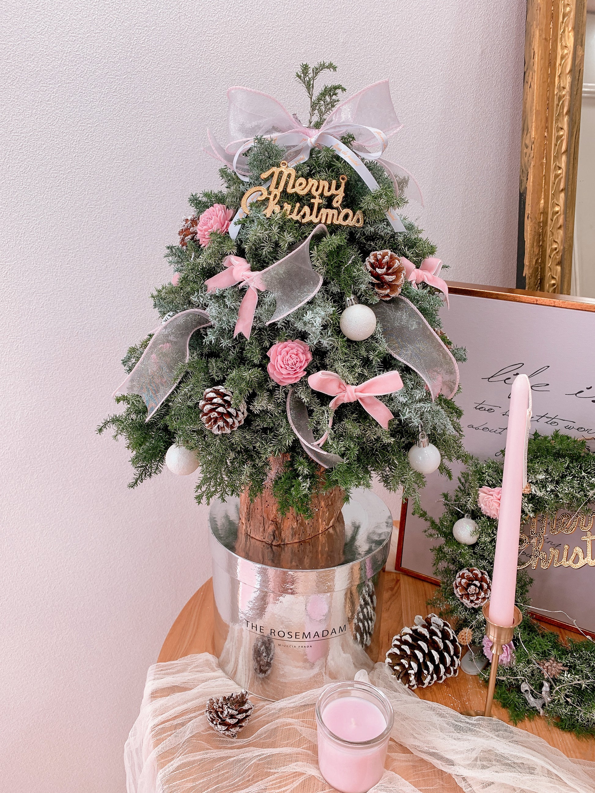 睡公主飄雪永生聖誕樹