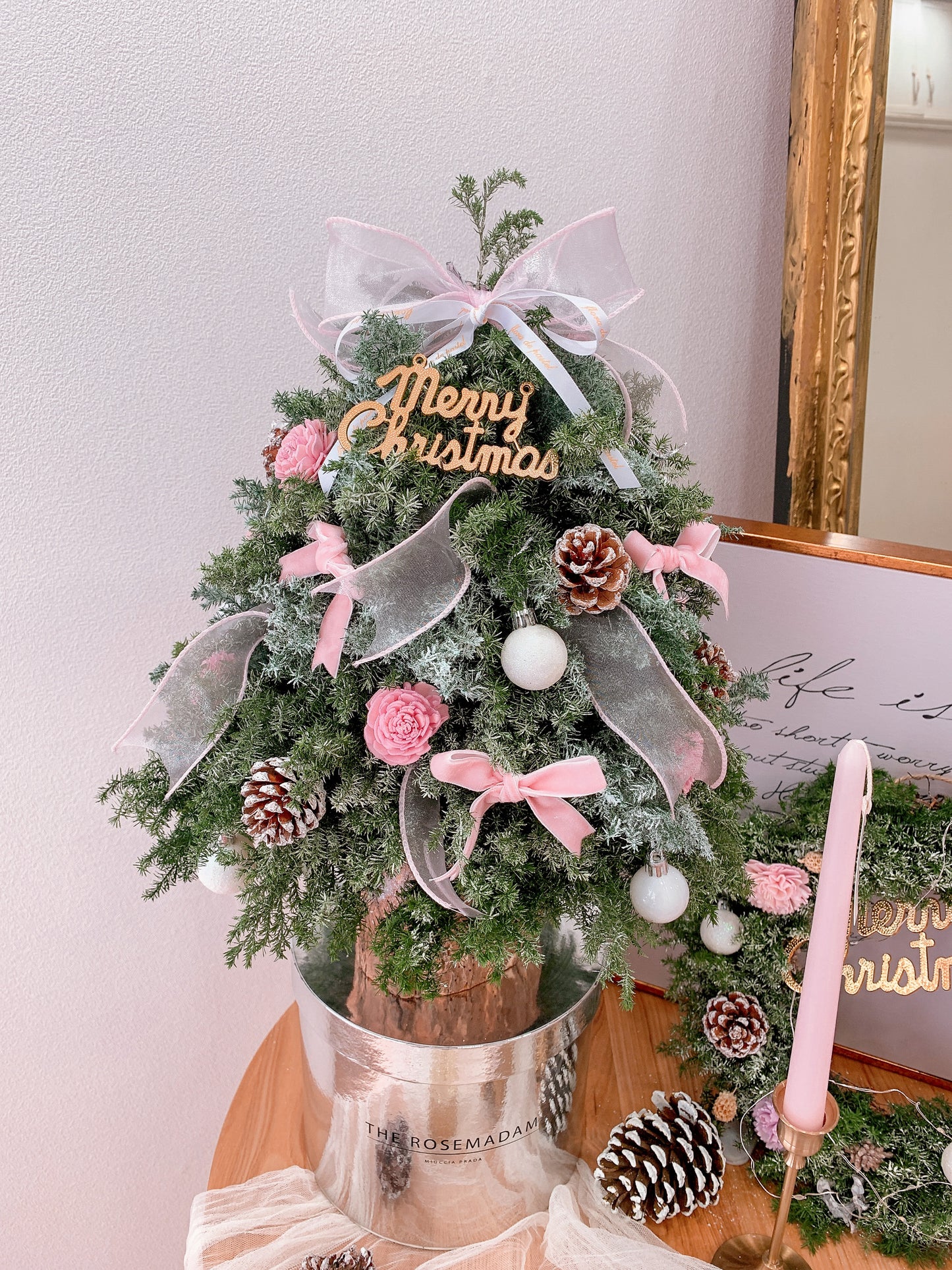 睡公主飄雪永生聖誕樹