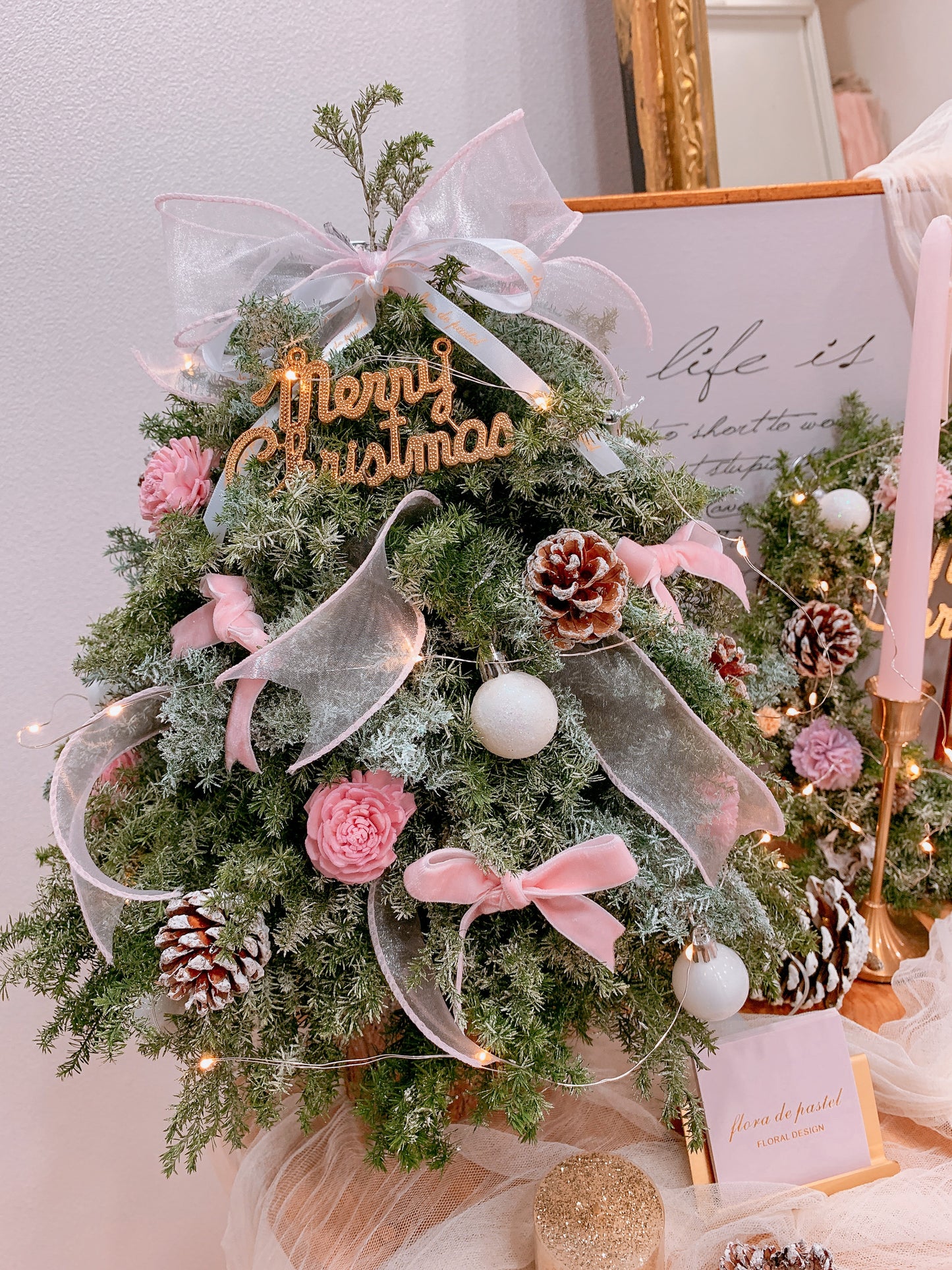 睡公主飄雪永生聖誕樹